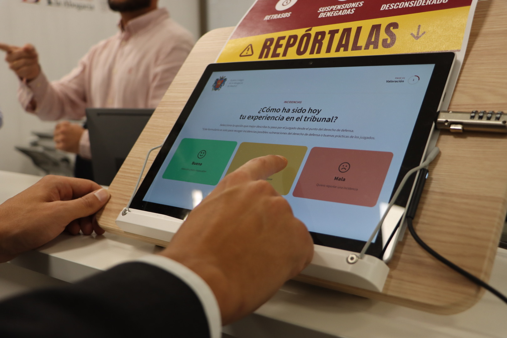 El ICAM; ha presentado una nueva aplicación web para comunicar incidencias de los juzgadops y tribunales